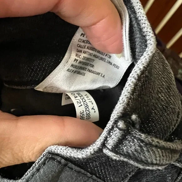 ✨SOLD✨American Eagle Washed Black Baggy 100% Cotton - Picture 9 of 9